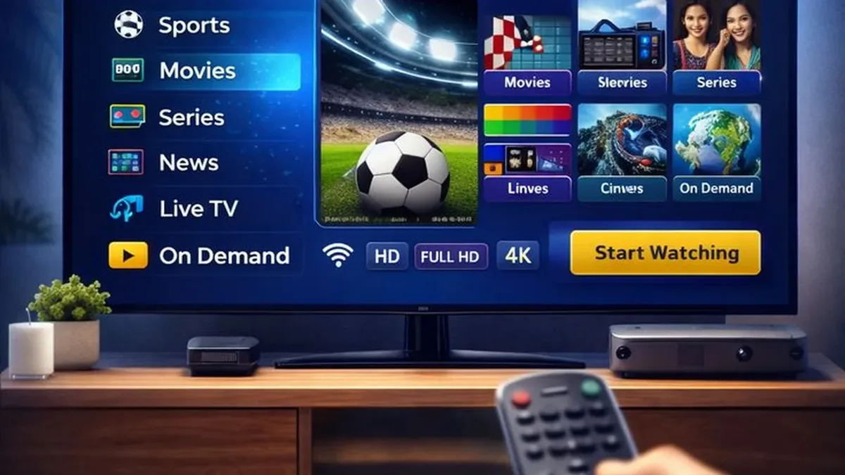 Vitesse Internet pour IPTV 4K Canada