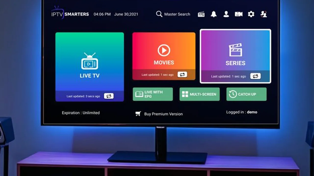 IPTV Smarters Live TV Movies Series Quebec Canada Catch-up